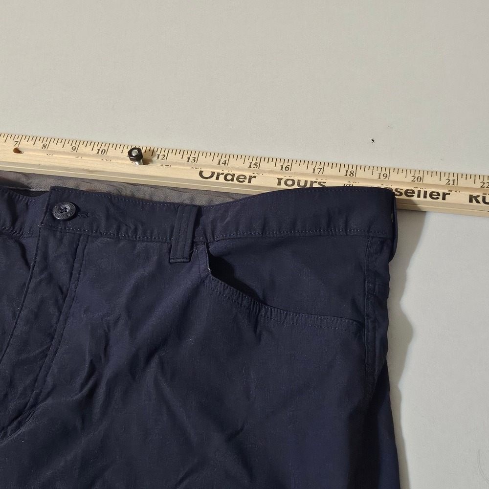 Eddie Bauer Men Navy Blue Fleece Lined‎ Tech Pants cargo 40x30 Relaxed Outdoor - Picture 5 of 15